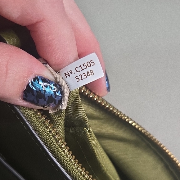 Coach Kitt Messenger Olive Green Crossbody Bag - Picture 7 of 9